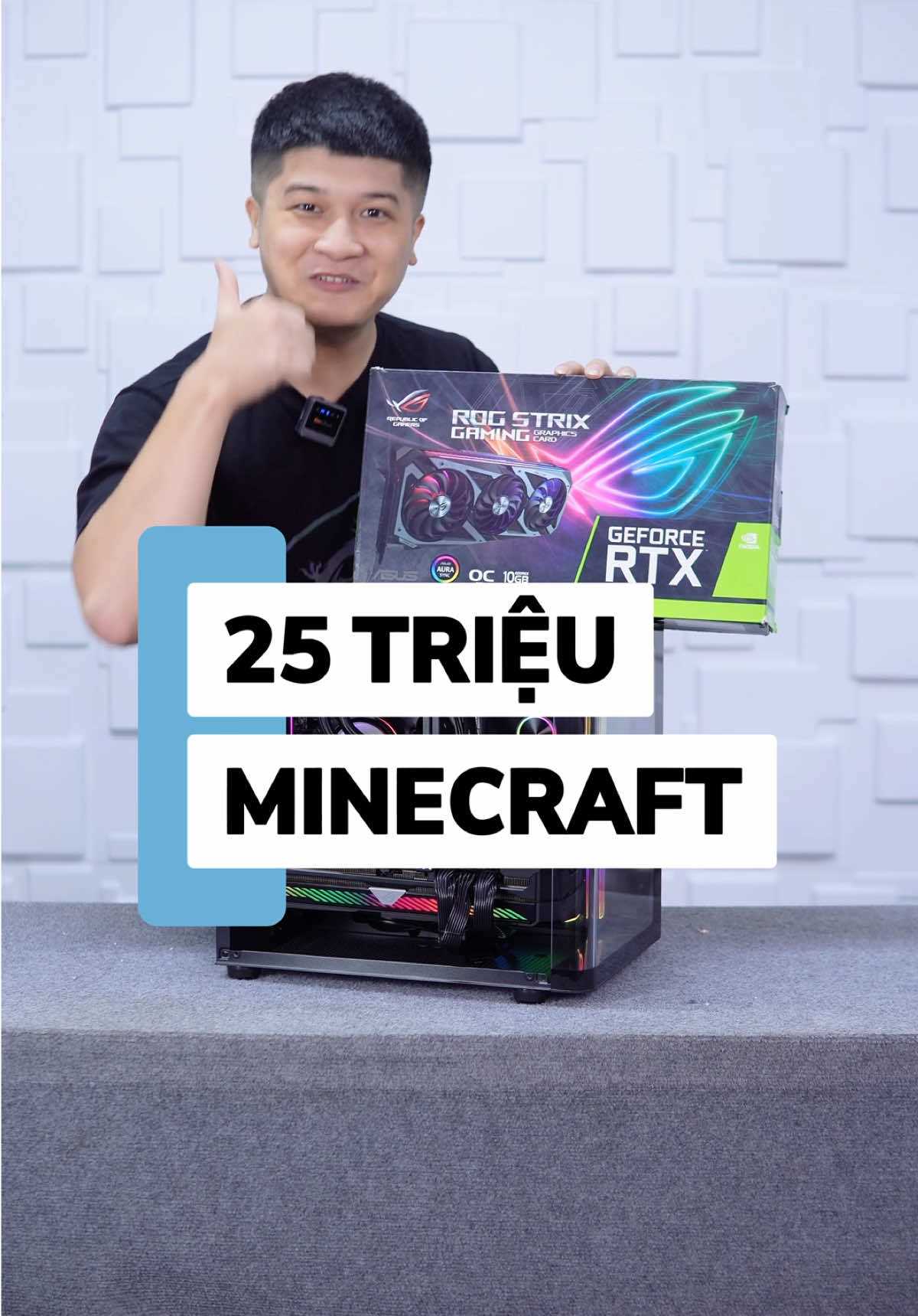 Cấu hình PC 25 Triệu Chiến Game: Trải Nghiệm Minecraft Với Shader Và Mod Siêu Nặng